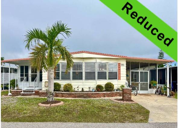 Venice, FL Mobile Home for Sale located at 961 Windemere Bay Indies